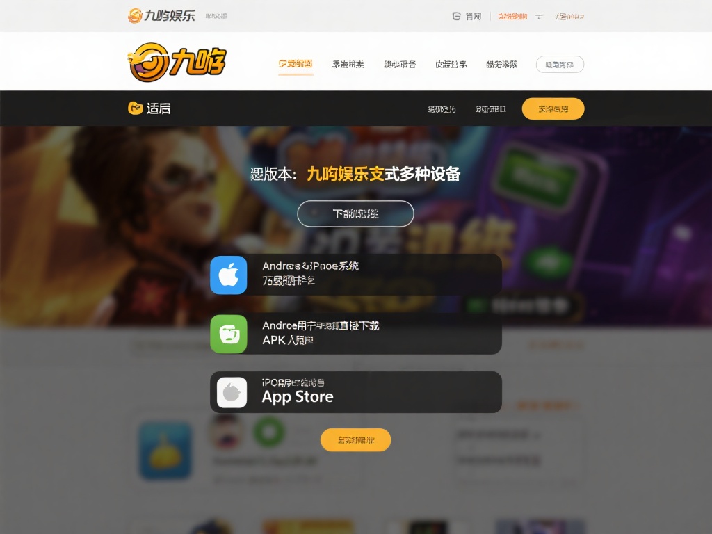 选择适合的版本：九游娱乐支持多种设备，包括安卓和苹